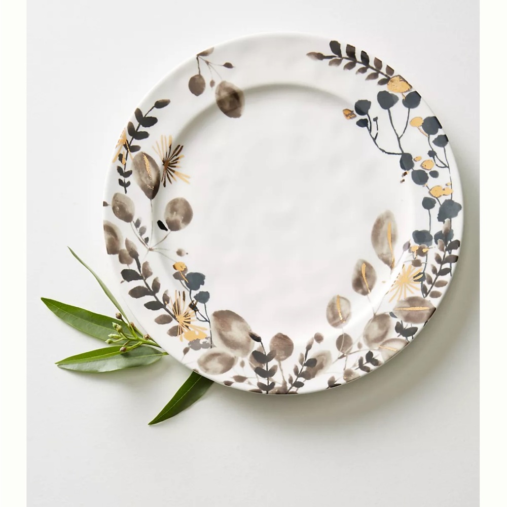 Floral Patterned Dinner Plate